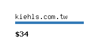 kiehls.com.tw Website value calculator