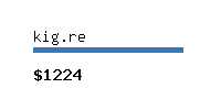 kig.re Website value calculator