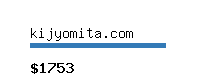 kijyomita.com Website value calculator