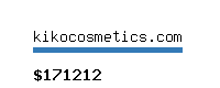 kikocosmetics.com Website value calculator