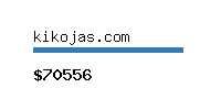 kikojas.com Website value calculator