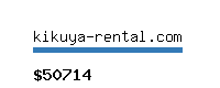 kikuya-rental.com Website value calculator