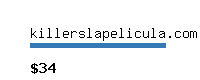 killerslapelicula.com Website value calculator