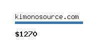 kimonosource.com Website value calculator