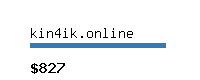 kin4ik.online Website value calculator