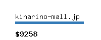 kinarino-mall.jp Website value calculator