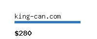 king-can.com Website value calculator