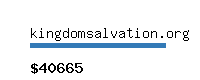 kingdomsalvation.org Website value calculator