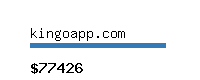 kingoapp.com Website value calculator