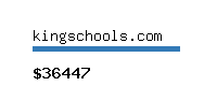 kingschools.com Website value calculator