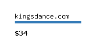 kingsdance.com Website value calculator