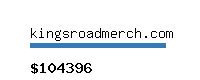 kingsroadmerch.com Website value calculator