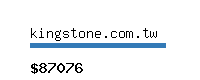 kingstone.com.tw Website value calculator