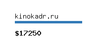 kinokadr.ru Website value calculator