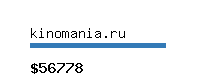 kinomania.ru Website value calculator