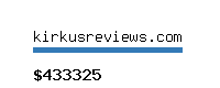 kirkusreviews.com Website value calculator