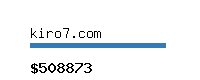 kiro7.com Website value calculator