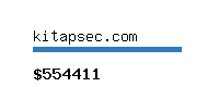 kitapsec.com Website value calculator