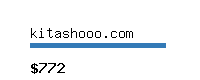 kitashooo.com Website value calculator