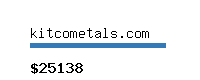 kitcometals.com Website value calculator