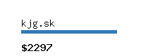 kjg.sk Website value calculator