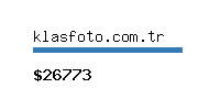 klasfoto.com.tr Website value calculator