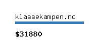 klassekampen.no Website value calculator