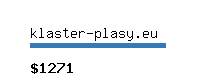 klaster-plasy.eu Website value calculator