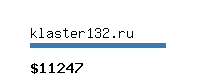 klaster132.ru Website value calculator