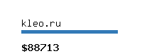 kleo.ru Website value calculator