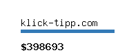 klick-tipp.com Website value calculator