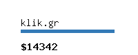 klik.gr Website value calculator