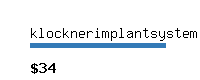 klocknerimplantsystem.com Website value calculator