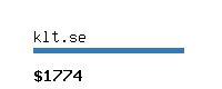 klt.se Website value calculator