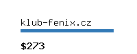 klub-fenix.cz Website value calculator