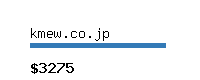 kmew.co.jp Website value calculator