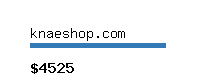 knaeshop.com Website value calculator