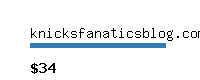 knicksfanaticsblog.com Website value calculator