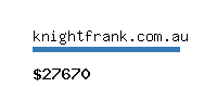 knightfrank.com.au Website value calculator