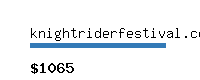 knightriderfestival.com Website value calculator