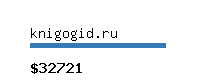 knigogid.ru Website value calculator