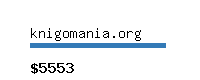 knigomania.org Website value calculator