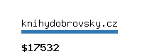 knihydobrovsky.cz Website value calculator