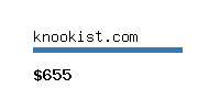 knookist.com Website value calculator