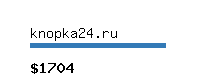 knopka24.ru Website value calculator