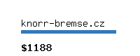 knorr-bremse.cz Website value calculator