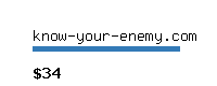 know-your-enemy.com Website value calculator