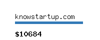 knowstartup.com Website value calculator