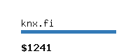 knx.fi Website value calculator