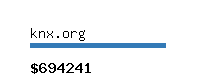 knx.org Website value calculator